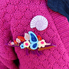 Load image into Gallery viewer, Sweet Pea the Stegosaurus Brooch
