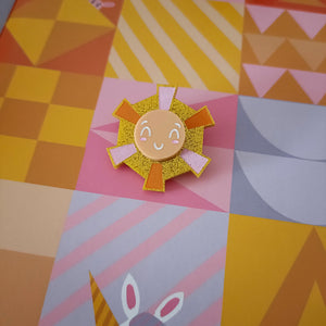 Sun Brooch