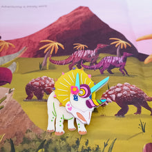 Load image into Gallery viewer, Twinkles the Triceratops Brooch
